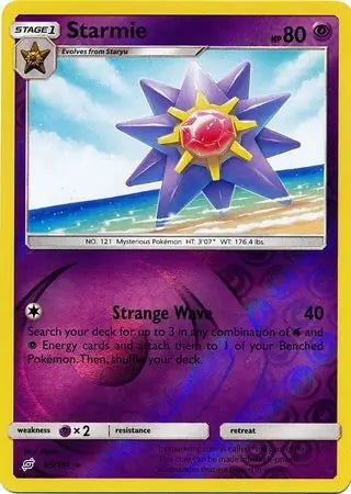Team Up Starmie #65/181 reverse holo